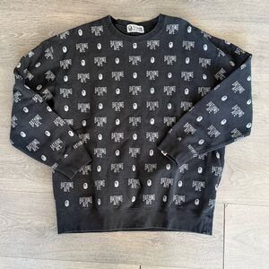 BAPE MONOGRAM CREWNECK